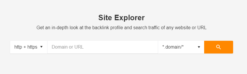 site explorer